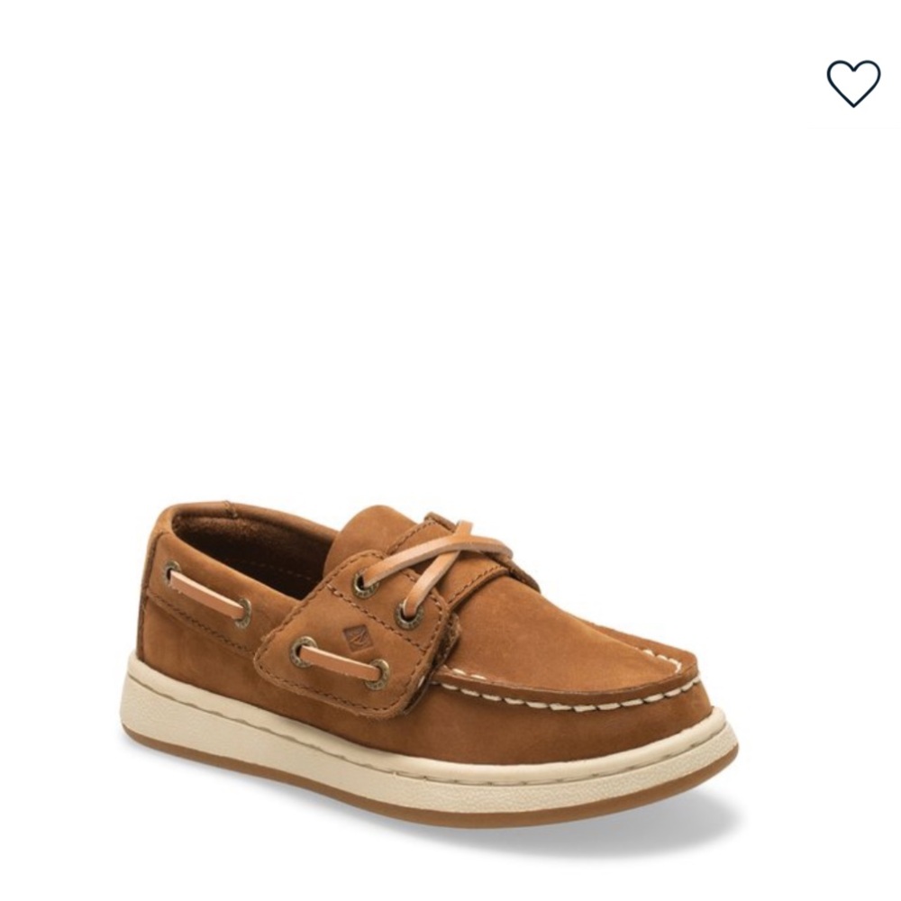 Sperry Cup II Jr. Boat Shoe, Toddler size 8.5, brown loafer, Summer, Preppy